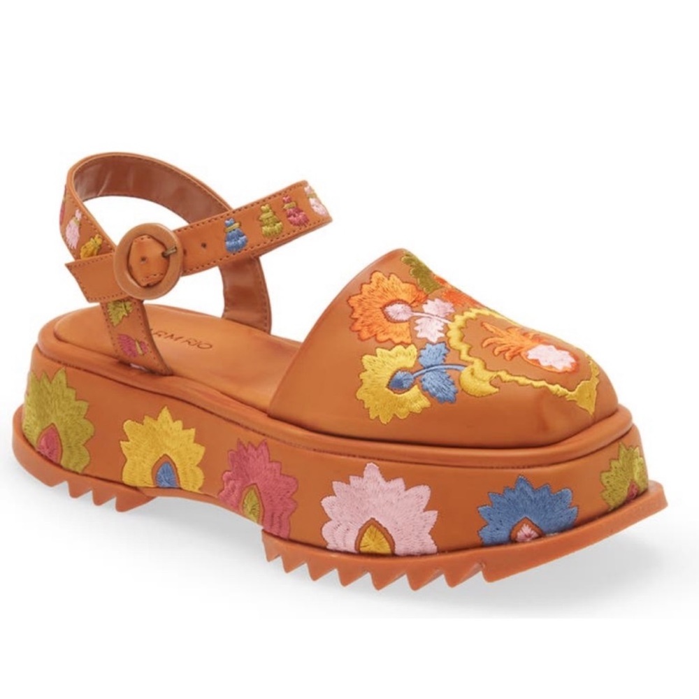 RARE NIB FARM Rio | Antwerp Platform Shoe | 10